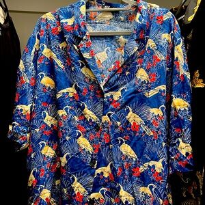 Zara Tucan Print Blouse